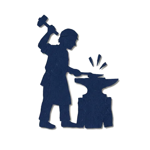 Silhouette of The Blacksmith
